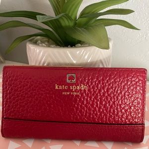 Red Kate Spade Wallet